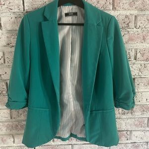 Green Suzy Shier Fitted Blazer SMALL